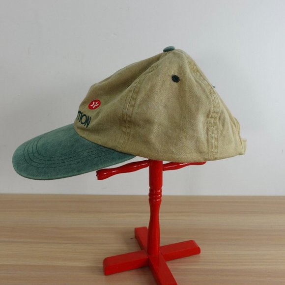 Aspen Base Operation Hat Green Baseball Cap Adjustable Cloth Strap Buckle CAMEO - Picture 5 of 9
